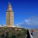 Torre de Hércules in A Coruña city