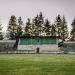 Руины трибуны в городе Пинск