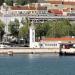 Fluvial de Belem Ferry Station Faux Lighthouse (en) na Lisboa city