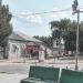 Снесённая афишная тумба в городе Каменск-Шахтинский
