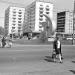 Здесь находилась стела «Серп и молот» в городе Москва