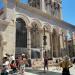 Eastern colonnade on Peristil in Split city