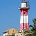 Jaffa Port Lighthouse in Tel Aviv-Yafo city