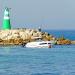 Tel Aviv Marina Outer Breakwater head Light in Tel Aviv-Yafo city