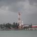 Sultan Shoal Lighthouse in Republic of Singapore city