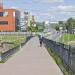 Пешеходный мост через р. Клязьму в городе Щёлково
