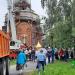 Строящийся храм Святого Георгия Победоносца в городе Дмитров