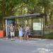 Bus stop in Varna city