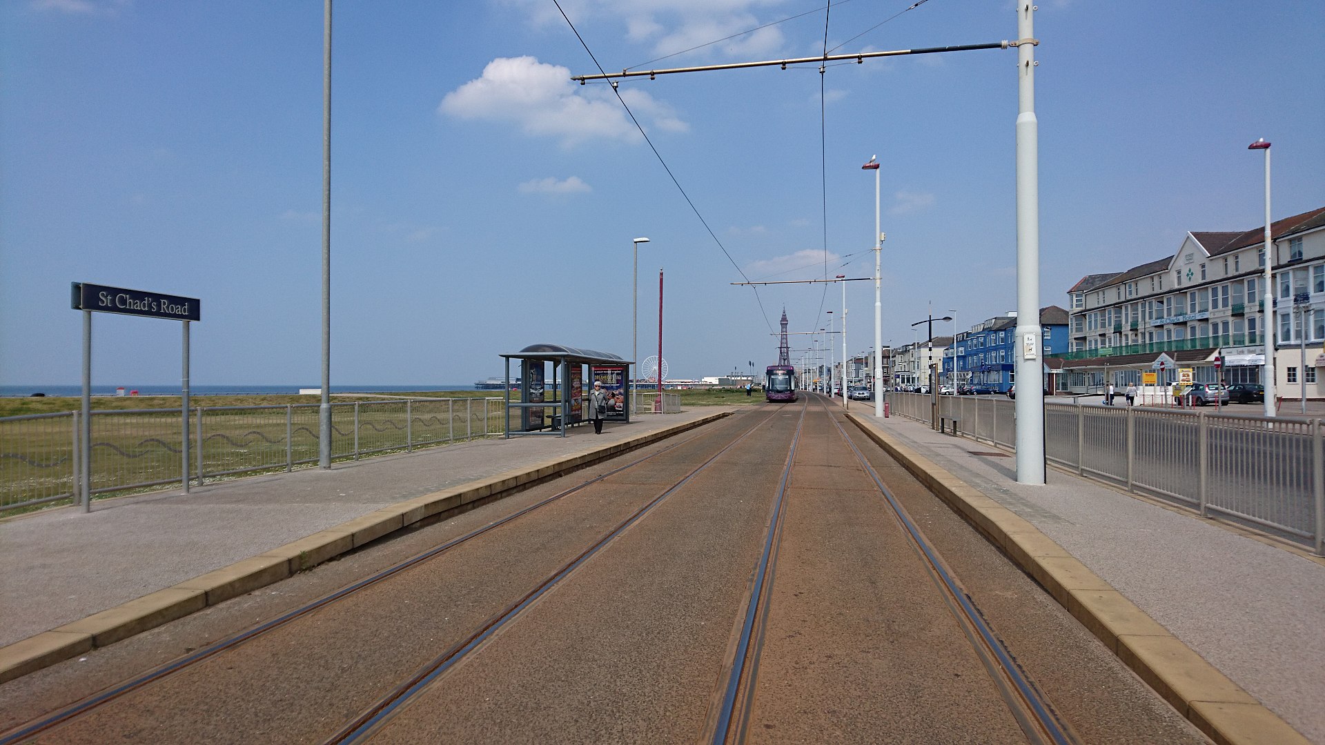 St Chad's Road Tram Stop Blackpool