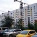 Строящийся многоэтажный жилой дом по улице Панфиловцев в городе Хабаровск
