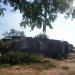 Ruins of burnt-out canteen