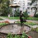Демонтированный фонтан со скульптурой Мэри Поппинс в городе Москва