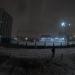 Стоянка автобусов в городе Барнаул