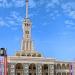 Сухой светодинамический фонтан в городе Москва