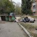 Контейнерная площадка для сбора твёрдых бытовых отходов в городе Каменск-Шахтинский