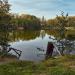 Котлован с водой в городе Комсомольск-на-Амуре