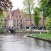 Minnewater Park in Bruges city