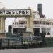 Hyde Street Pier Sign in San Francisco, California city