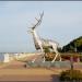 Скульптура оленя – символа Нижнего Новгорода и Нижегородской области
