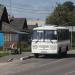 Автобусная остановка в городе Остров