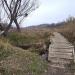Пешеходный мостик через Чуговку в городе Чугуев