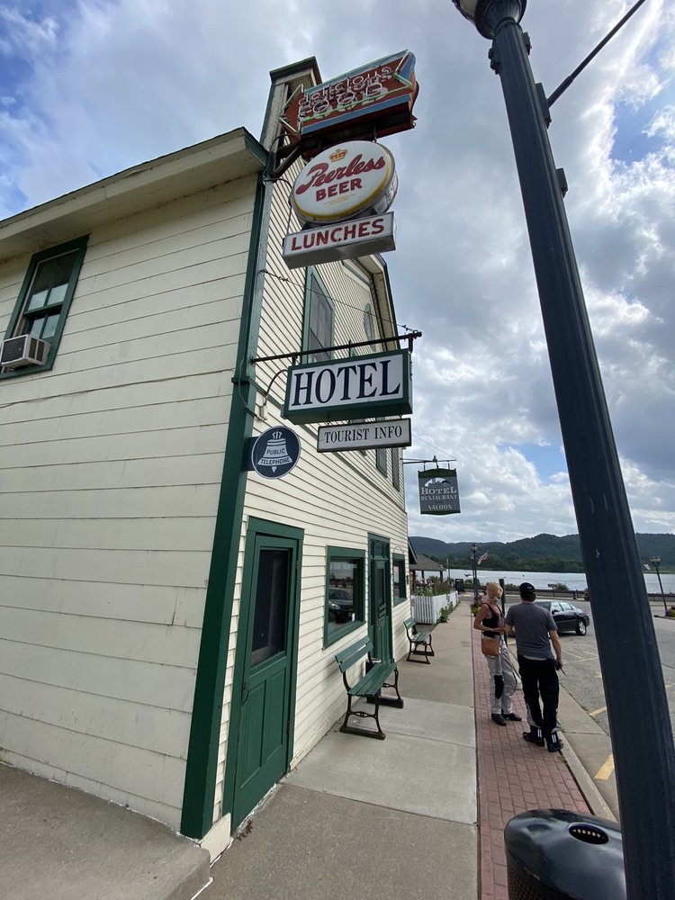 The Trempealeau Hotel, Restaurant and Saloon Trempealeau, Wisconsin