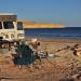 Camp site by the beach