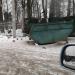 Место сбора бытовых отходов в городе Кимры