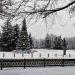 Ограждение в виде металлических столбиков в городе Каменск-Шахтинский