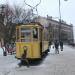 Памятник выборгскому трамваю в городе Выборг