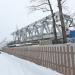 Строящийся новый железнодорожный мост через Клязьму в городе Долгопрудный