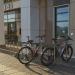 Bicycle stand in Homieĺ city
