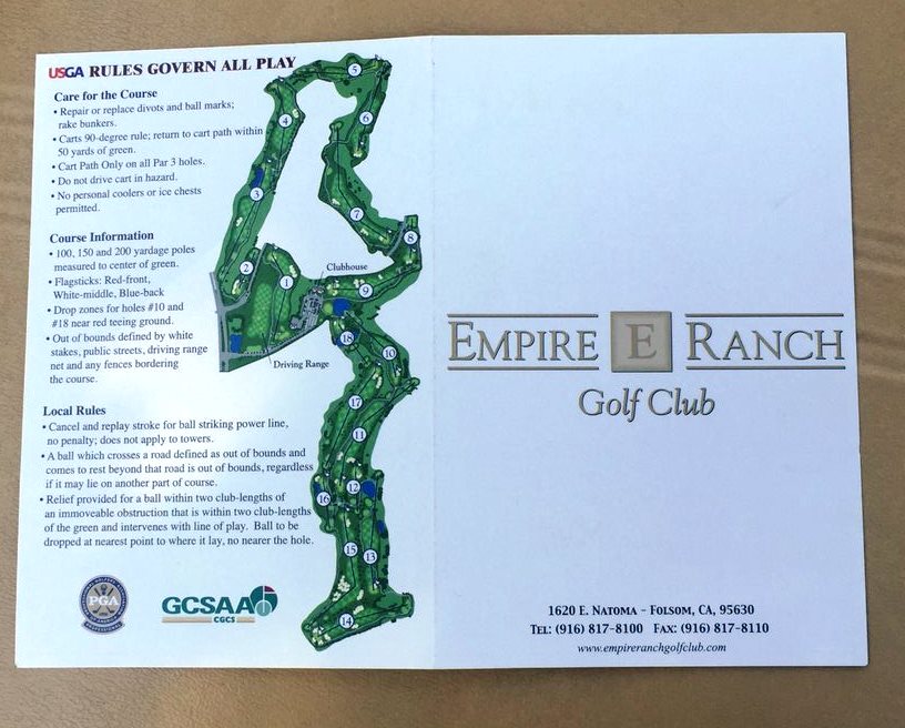 Empire Ranch Golf Club Folsom, California