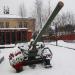 57-мм противотанковая пушка образца 1941 года ЗИС-2 в городе Павловская Слобода