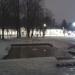 Неработающий фонтан в городе Гатчина