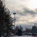 Осветительная вышка в городе Новое Девяткино