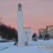 Трибуна в городе Заозёрск