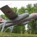 Памятник взлетающему самолёту Ил-28 в городе Тамбов