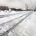 Закрытый железнодорожный переезд в городе Реутов