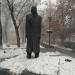 Statue of William Saroyan in Yerevan city
