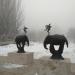 Скульптура «Зайцы на слонах» (ru) in Yerevan city
