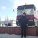 Памятник автобусу Ikarus-256 в городе Воронеж