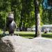 Muumipeikko-patsas (fi) in Tampere city