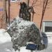 Памятник горняку в городе Кировск