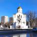 Территория храма Преображения Господня в городе Люберцы