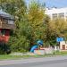 Декоративное сооружение «Дельфины» в городе Барнаул