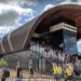 Perth Stadium Railway Station in Perth, WA city