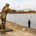 Скульптура «Рыбак» в городе Каменск-Шахтинский