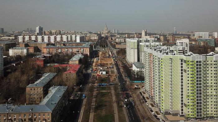 Construction Sites Of Akademicheskaya Station Of Moscow Metro Moscow