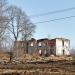 Разрушенное здание бывшего Управления Паромной переправы в городе Комсомольск-на-Амуре